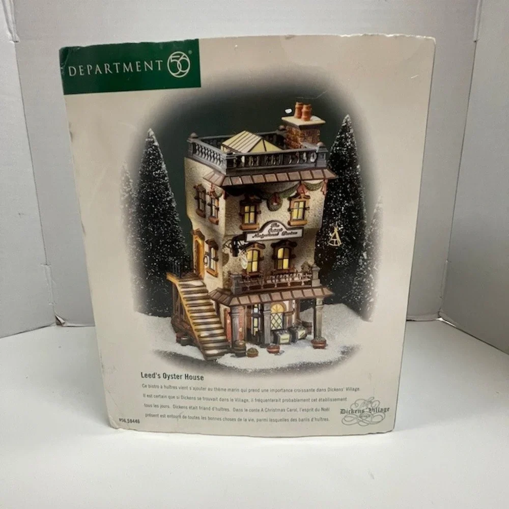Department 56 Leed's Oyster House‎ (#58446) Dickens' Village Series 1999